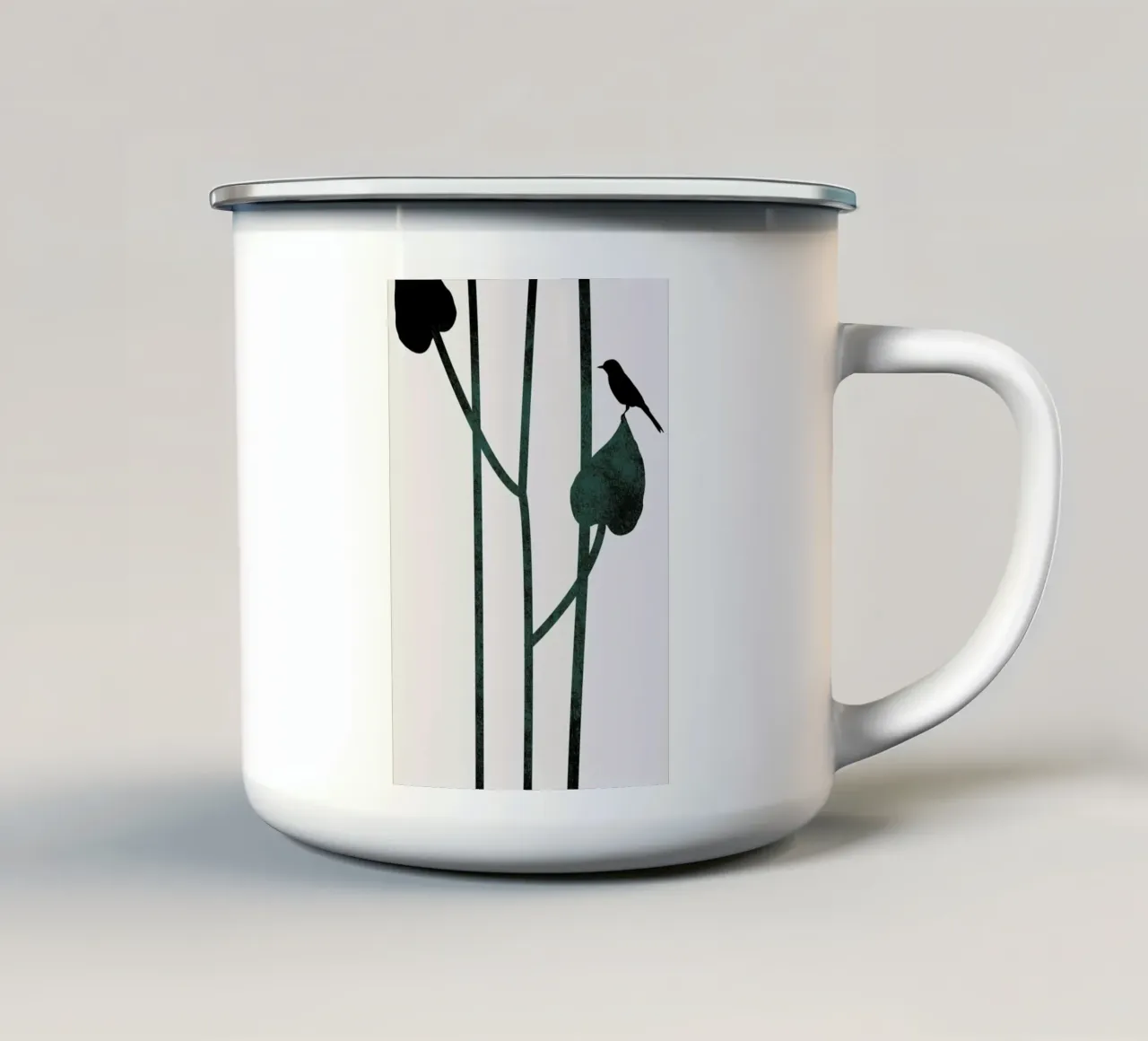 The Bird tazza in smalto da Kubistika