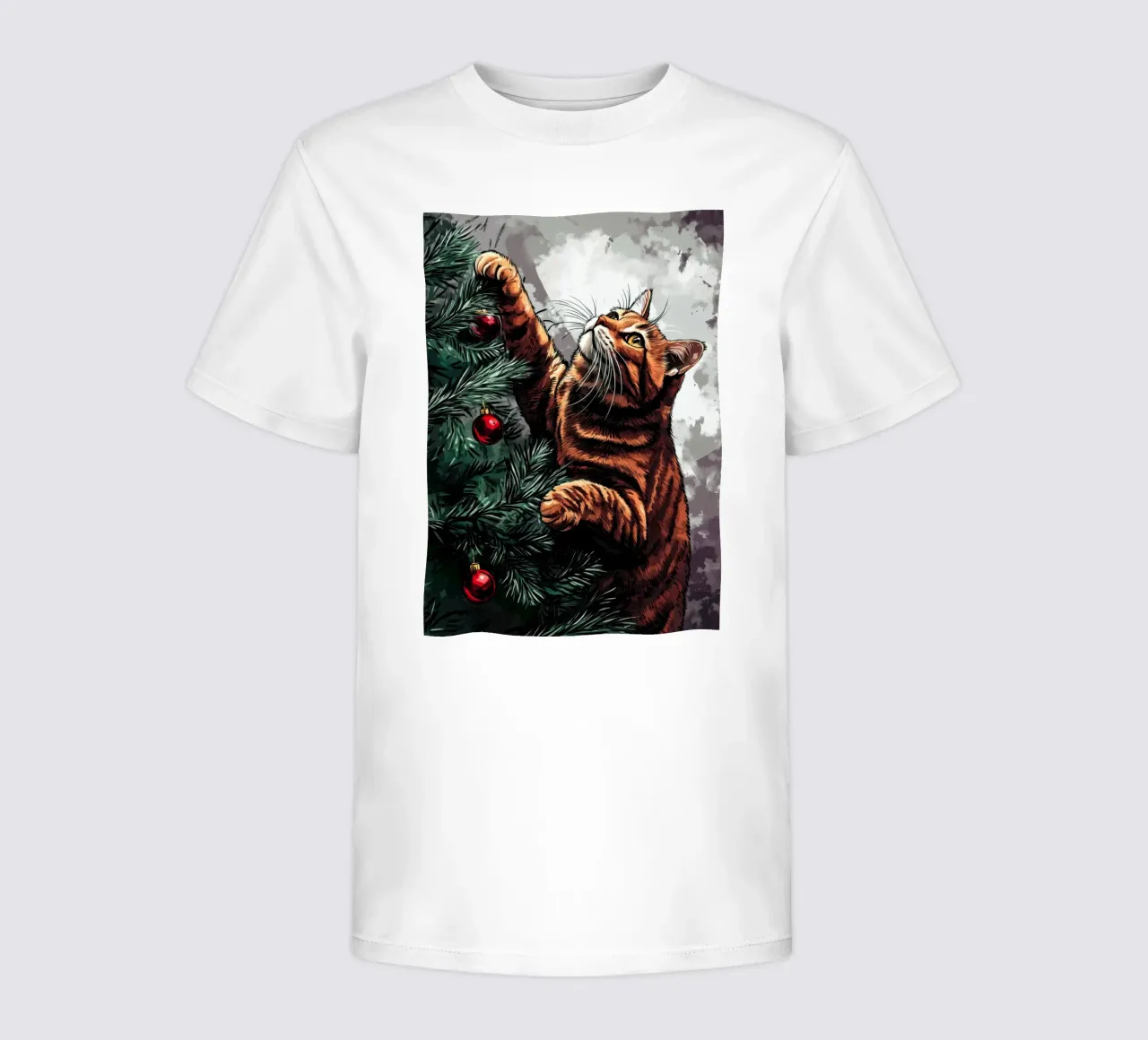 Les chats adorent le sapin de Noël 4 t-shirt enfant de Justyna Jaszke JBJart