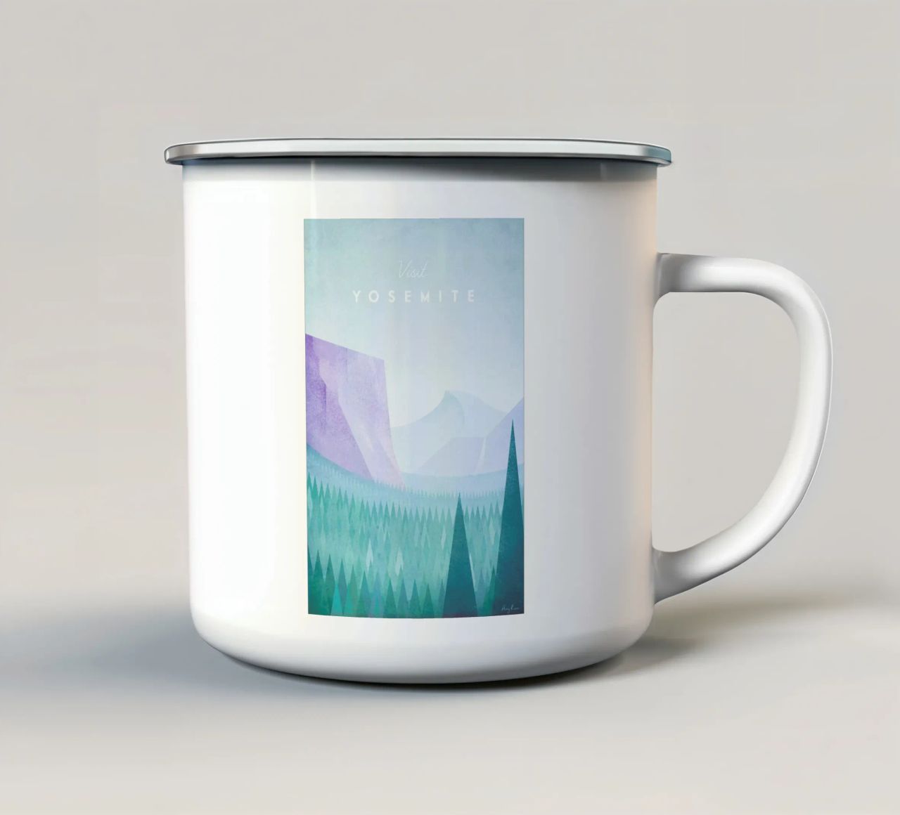 Yosemite tazza in smalto da Henry Rivers