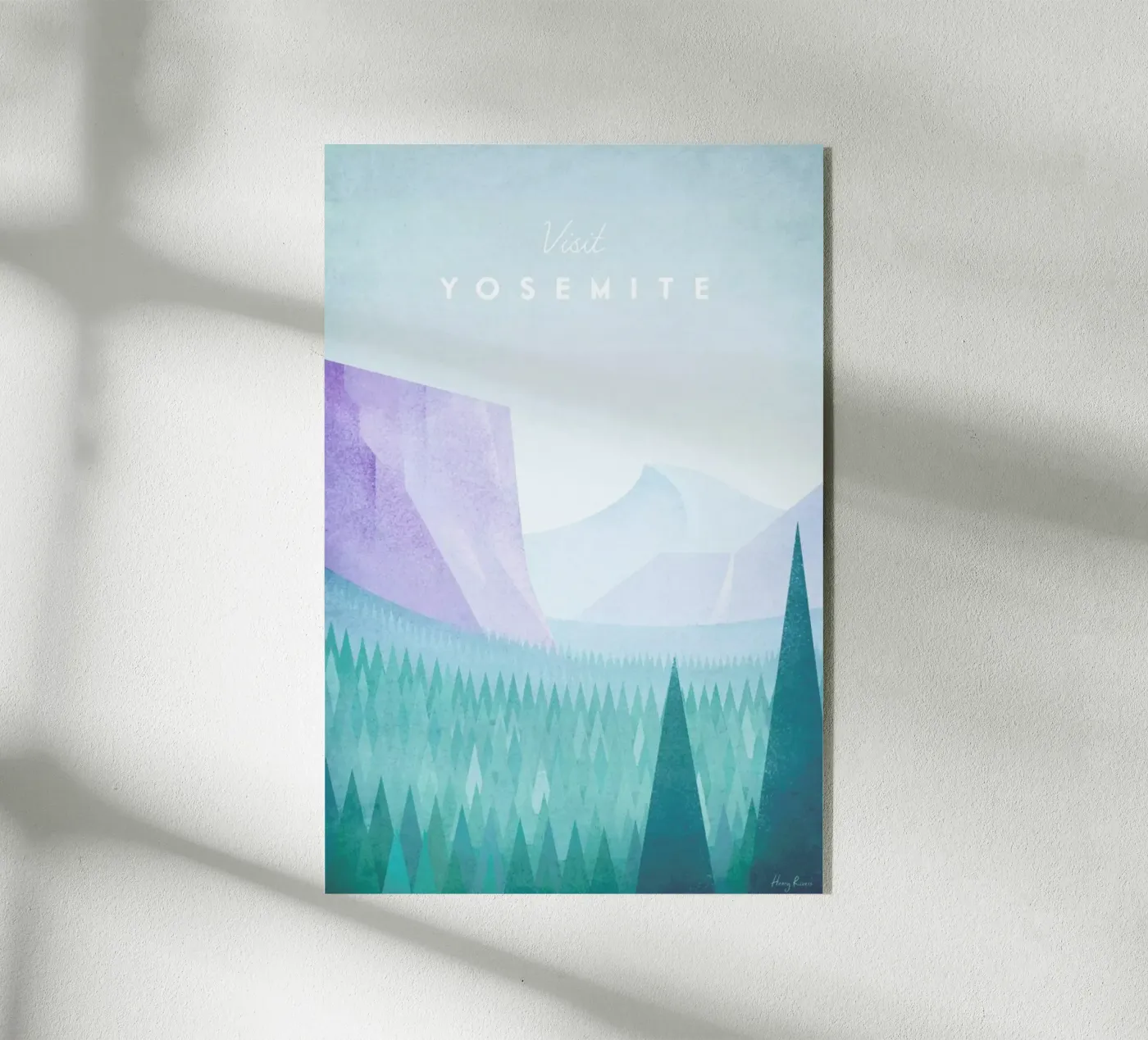 Yosemite Acryl-Glas von Henry Rivers