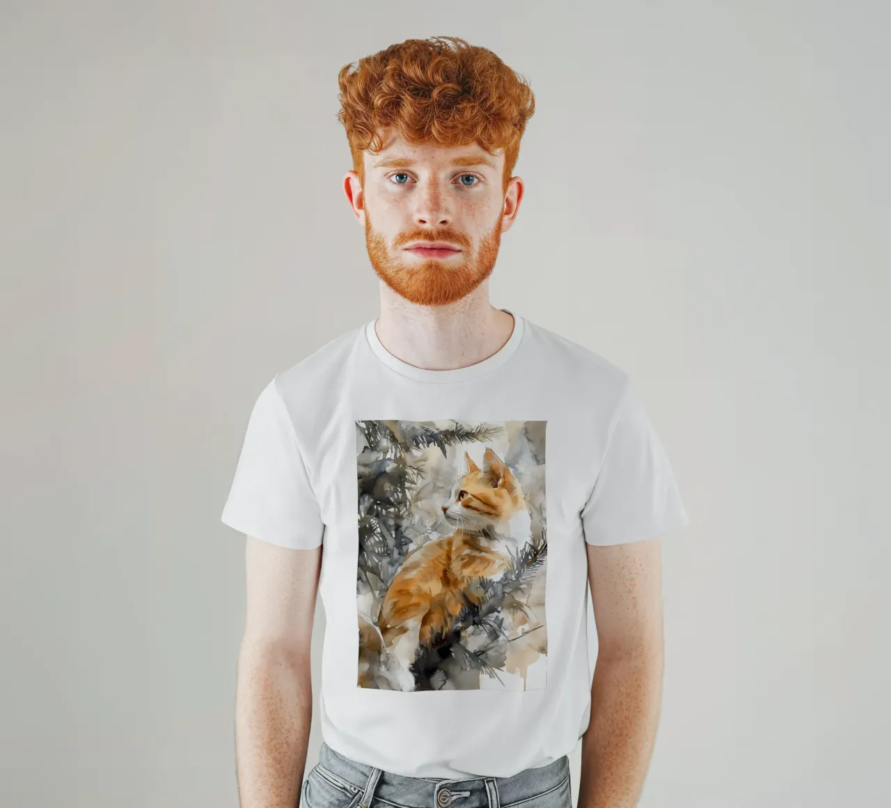 Cats love the Christmas tree 5 t-shirt by Justyna Jaszke JBJart