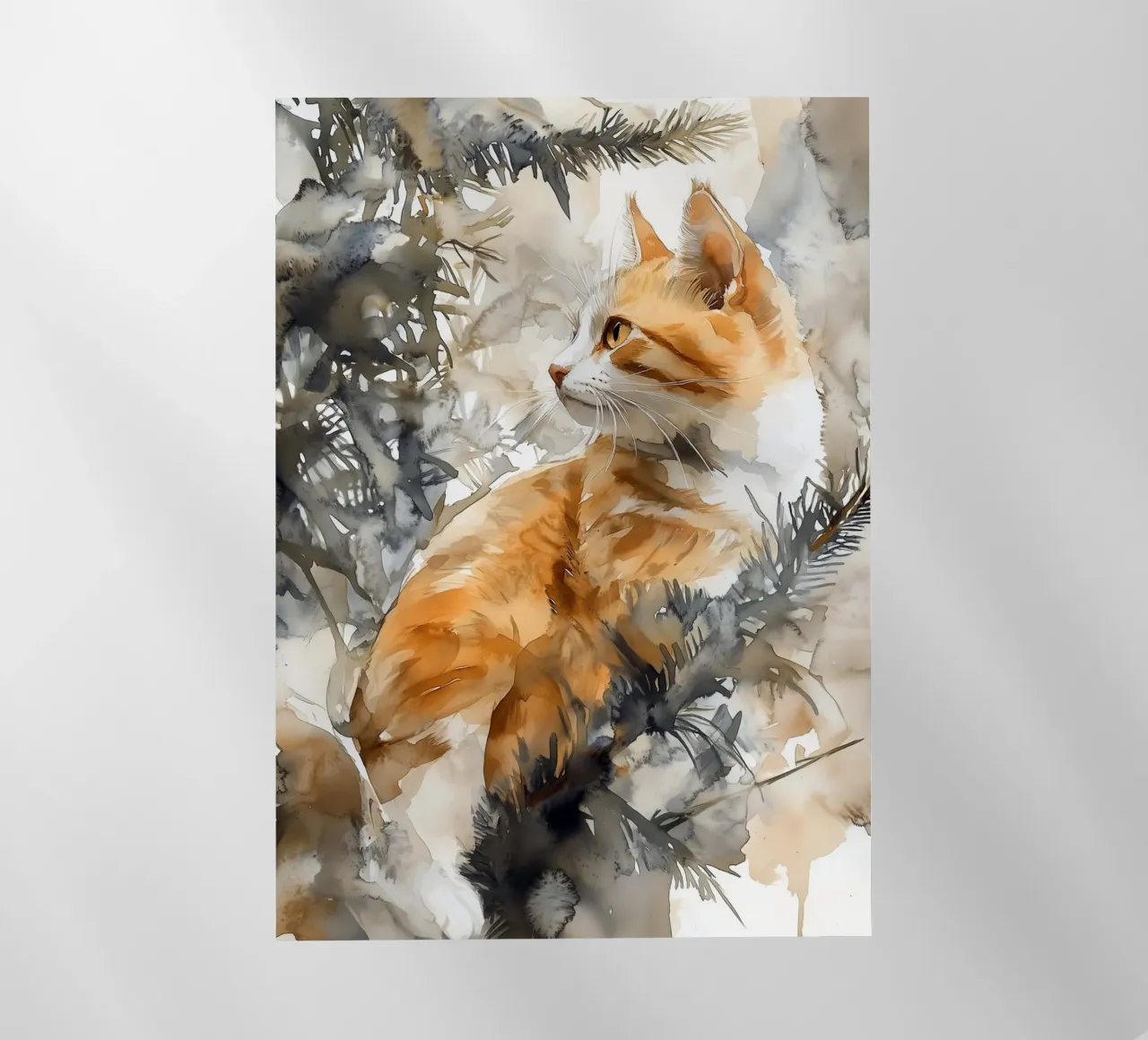 I gatti amano l'albero di Natale 5 pellicola backlit da Justyna Jaszke JBJart