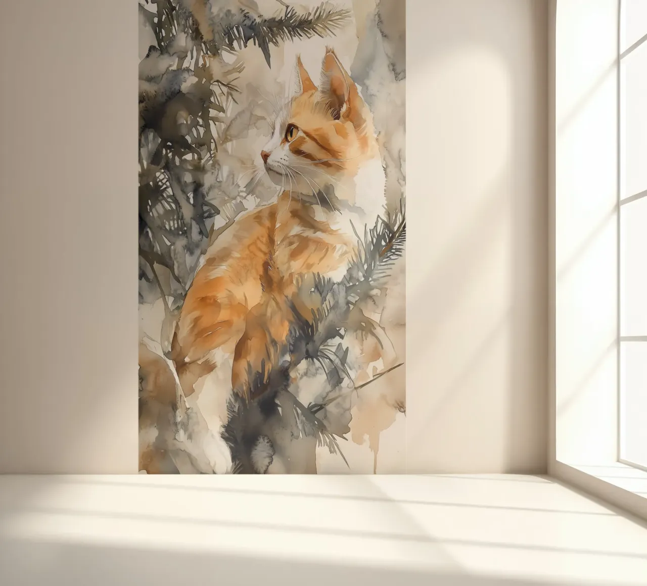 Cats love the Christmas tree 5 photo wallpaper by Justyna Jaszke JBJart