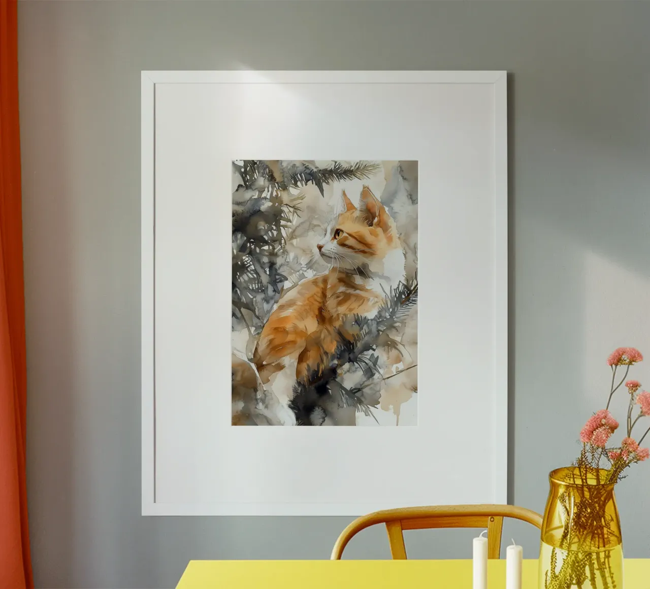 I gatti amano l'albero di Natale 5 poster da Justyna Jaszke JBJart