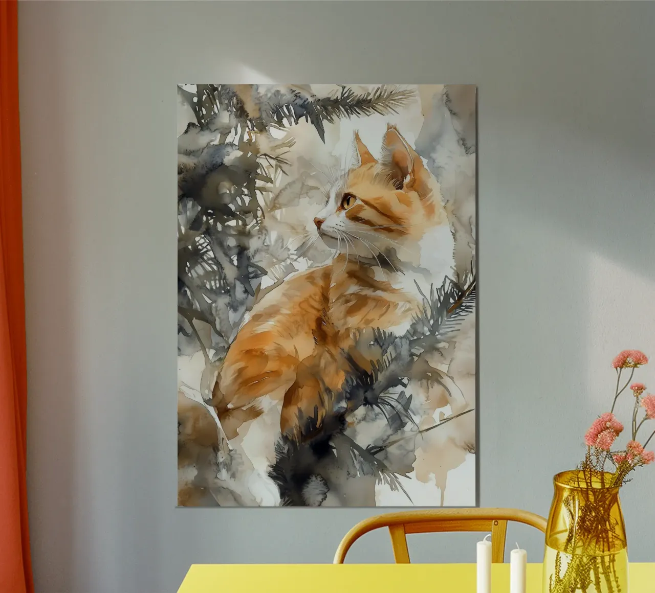 I gatti amano l'albero di Natale 5 poster da Justyna Jaszke JBJart
