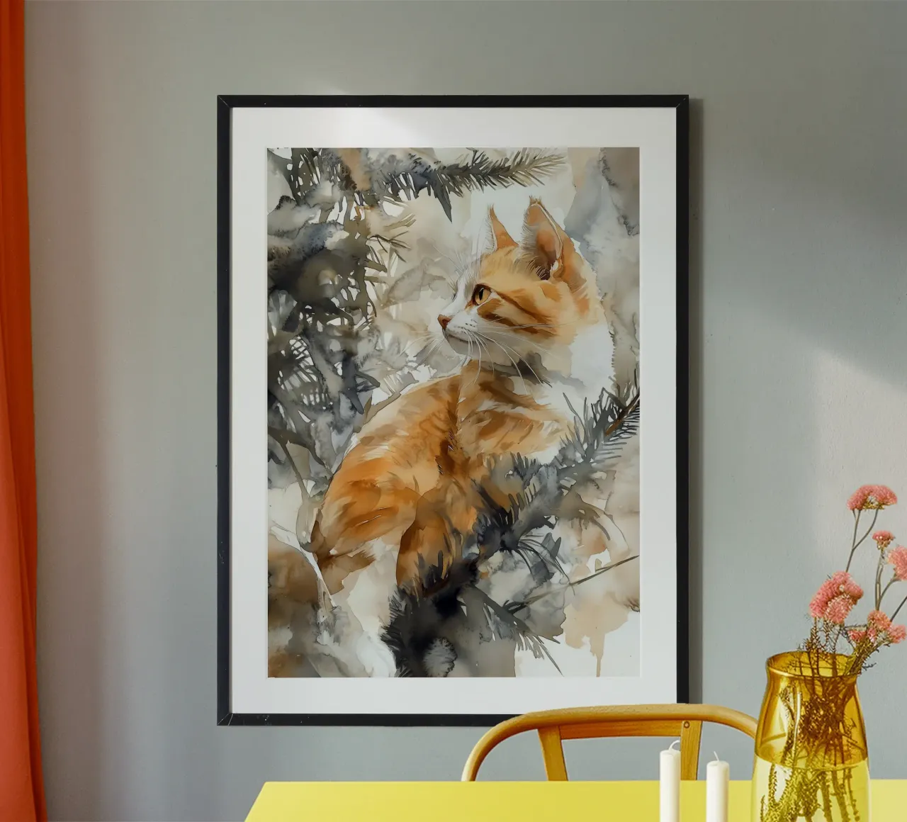 I gatti amano l'albero di Natale 5 poster da Justyna Jaszke JBJart
