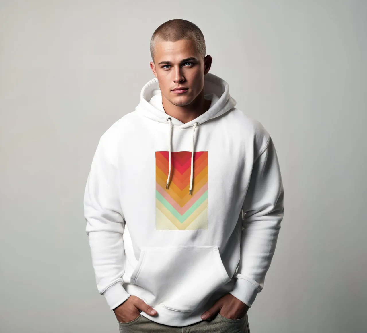 Magic Chevrons felpa con cappuccio da Florent Bodart