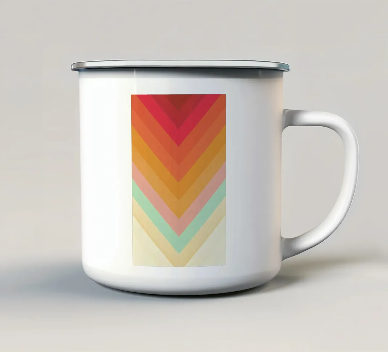 Magic Chevrons tazza in smalto da Florent Bodart