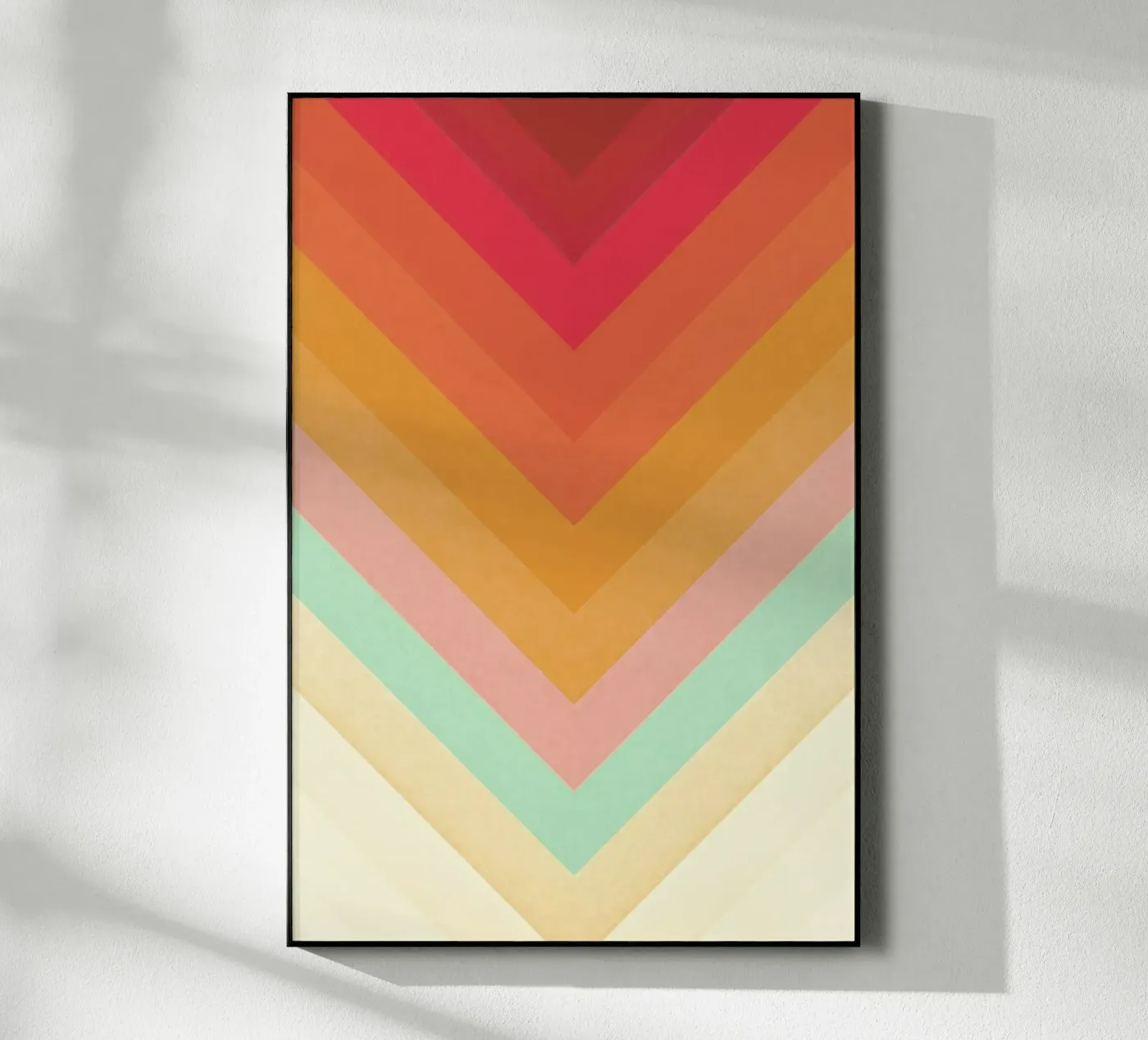 Magic Chevrons acryl van Florent Bodart