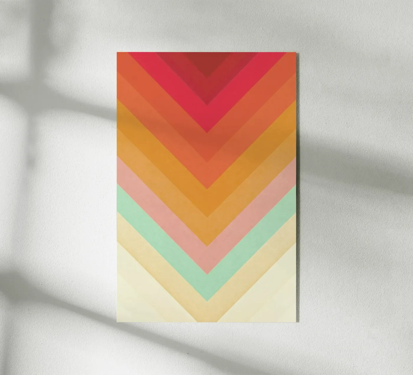 Magic Chevrons acryl van Florent Bodart