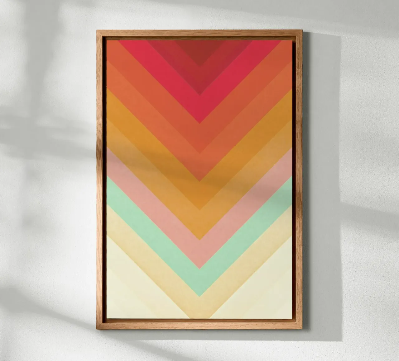 Magic Chevrons tela con Cornice a cassetta da Florent Bodart