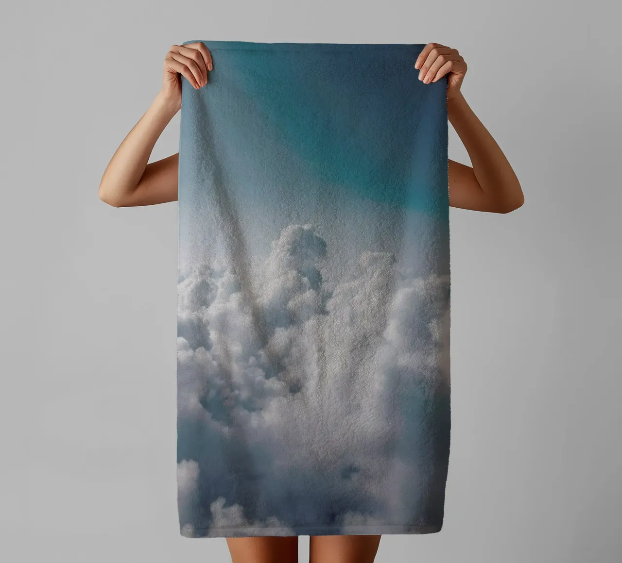 Clouds I asciugamano da bagno da Sebastian Hilgetag