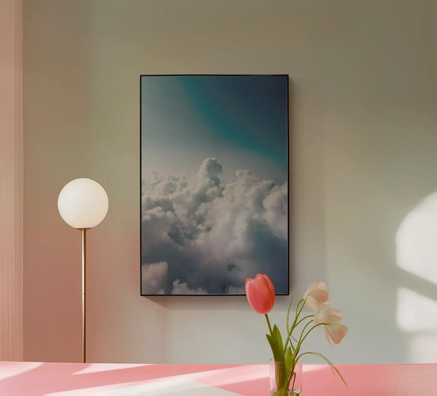 Clouds I acrylic glass by Sebastian Hilgetag