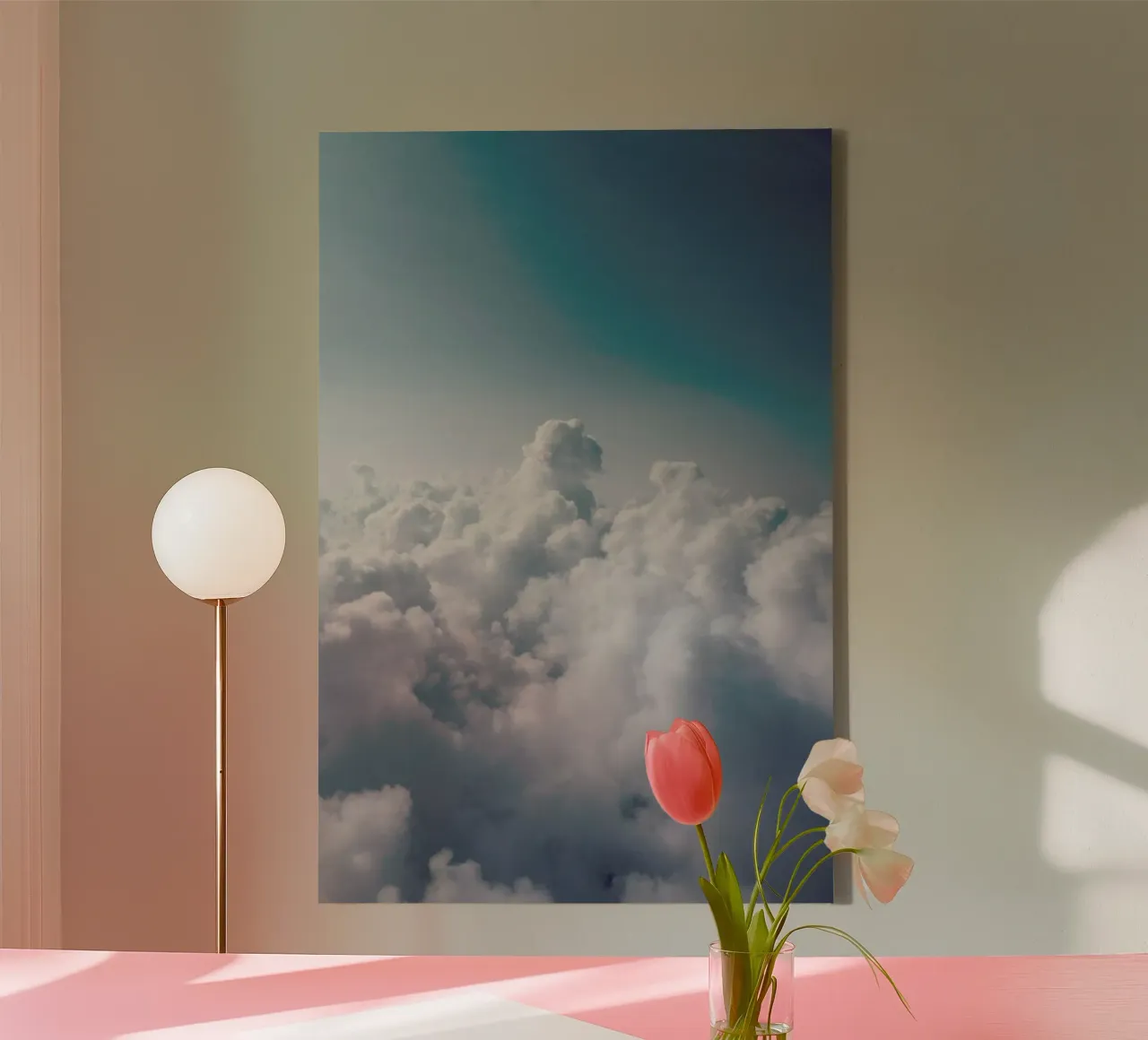 Clouds I canvas by Sebastian Hilgetag