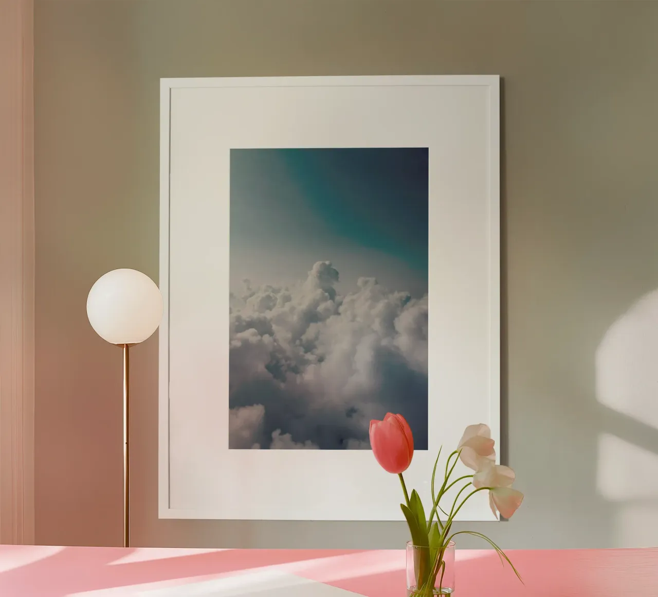 Clouds I poster by Sebastian Hilgetag