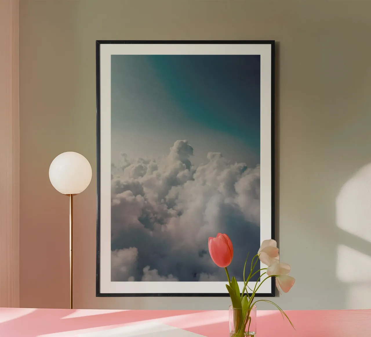 Clouds I poster by Sebastian Hilgetag