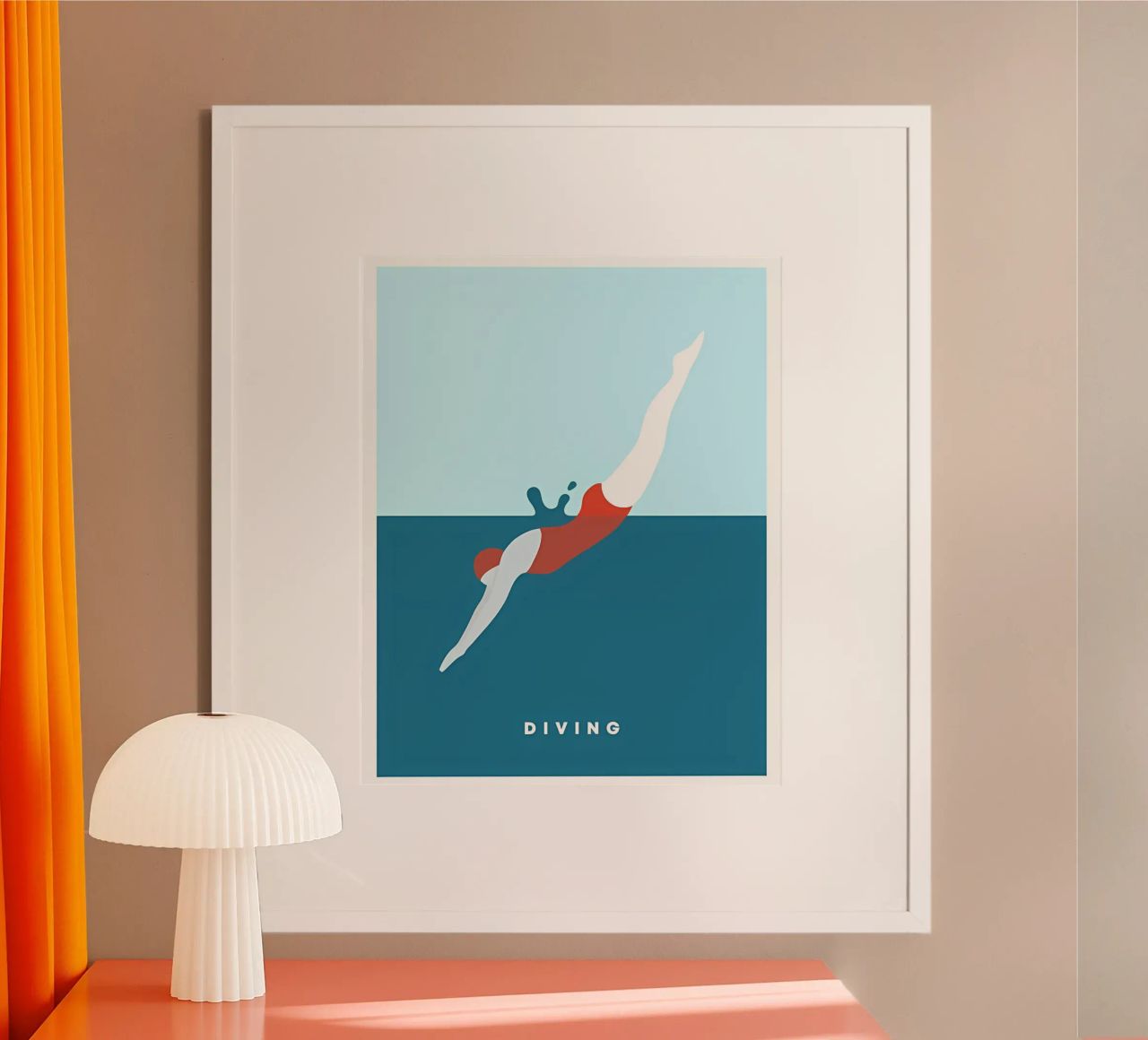 Schwimmen Poster von Jacari