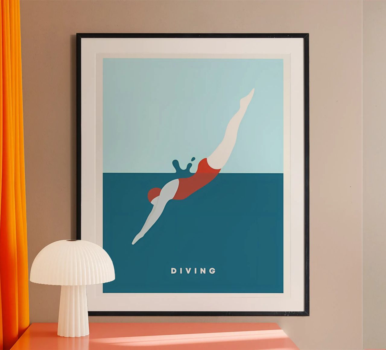 Schwimmen Poster von Jacari