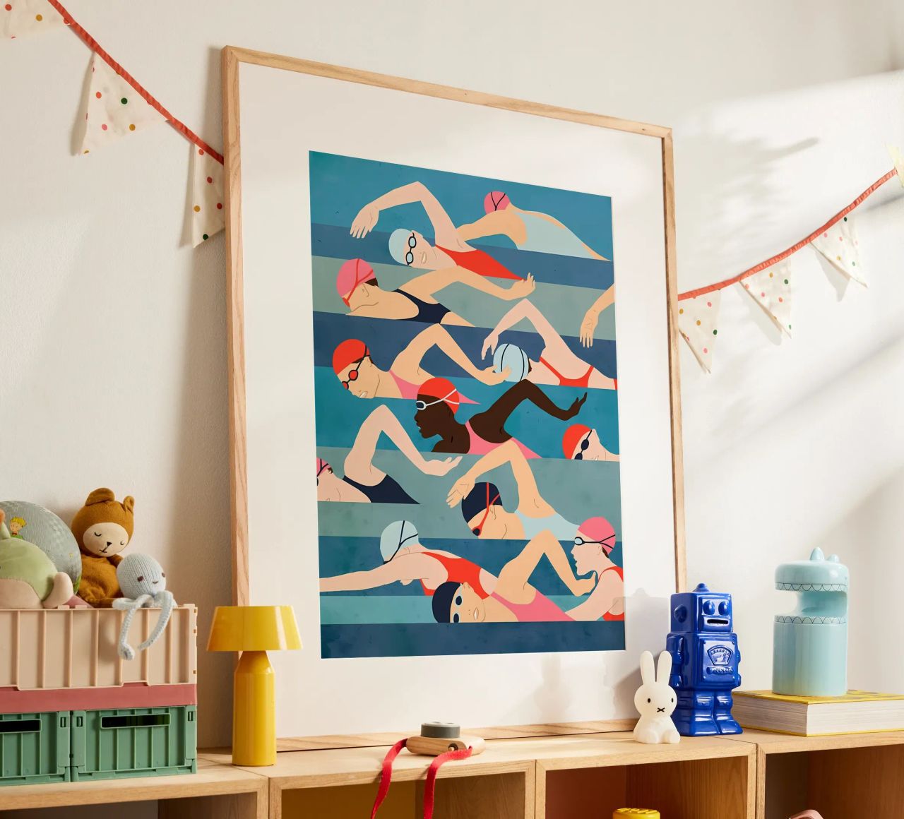 Schwimmen Poster von Jacari