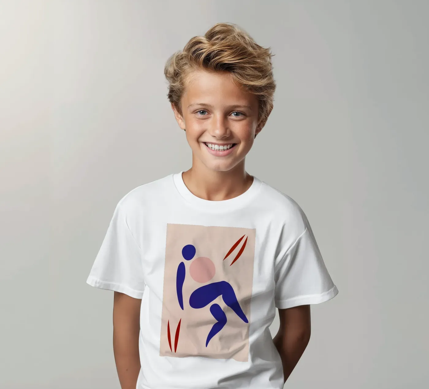 Blue t-shirt bambini da Pure