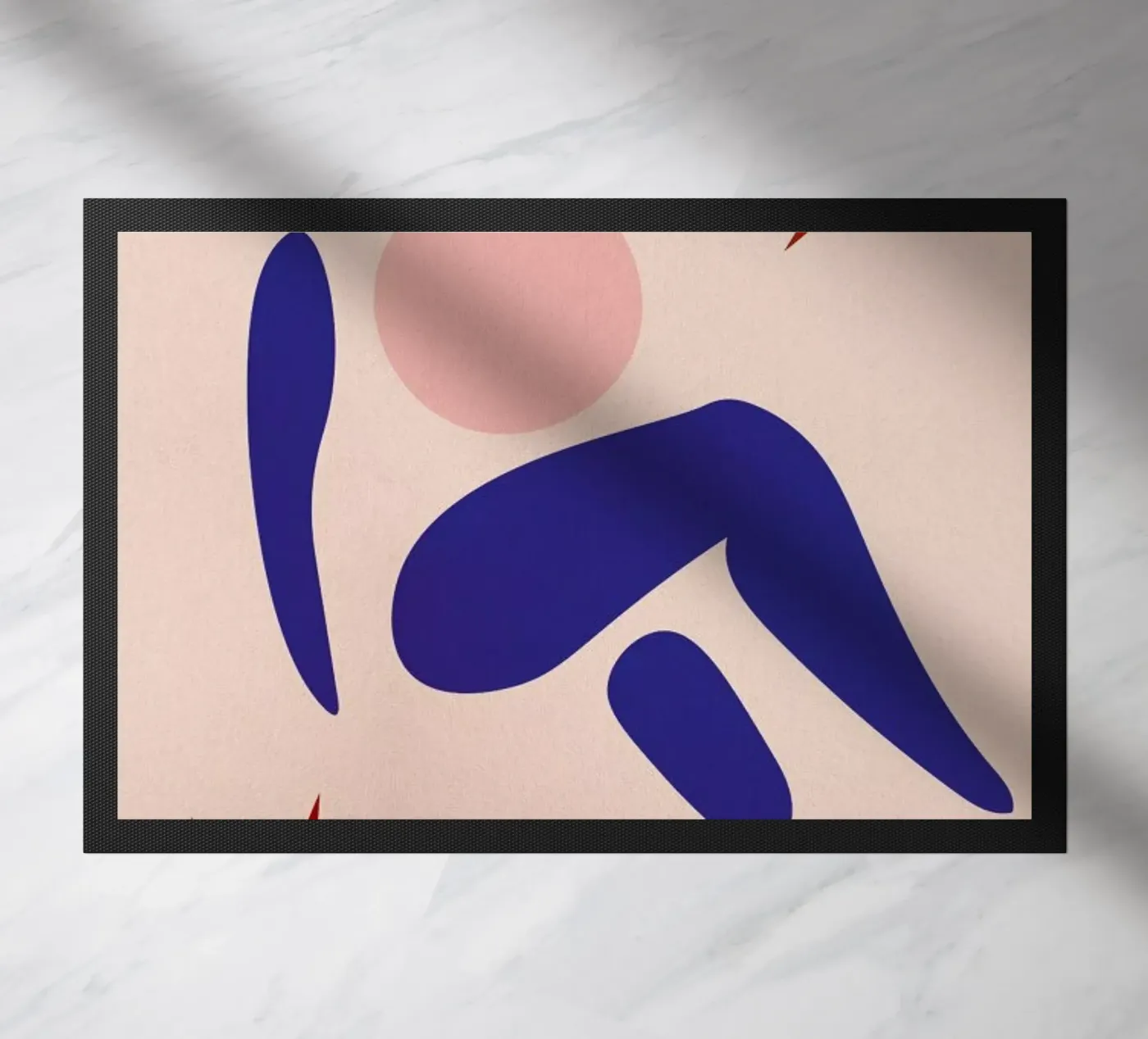 Blue doormat by Pure
