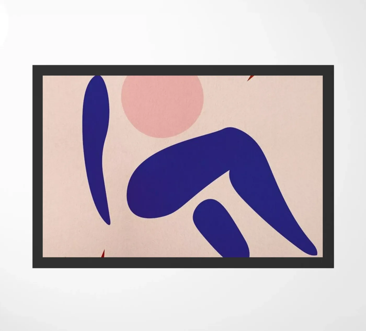 Blue doormat by Pure