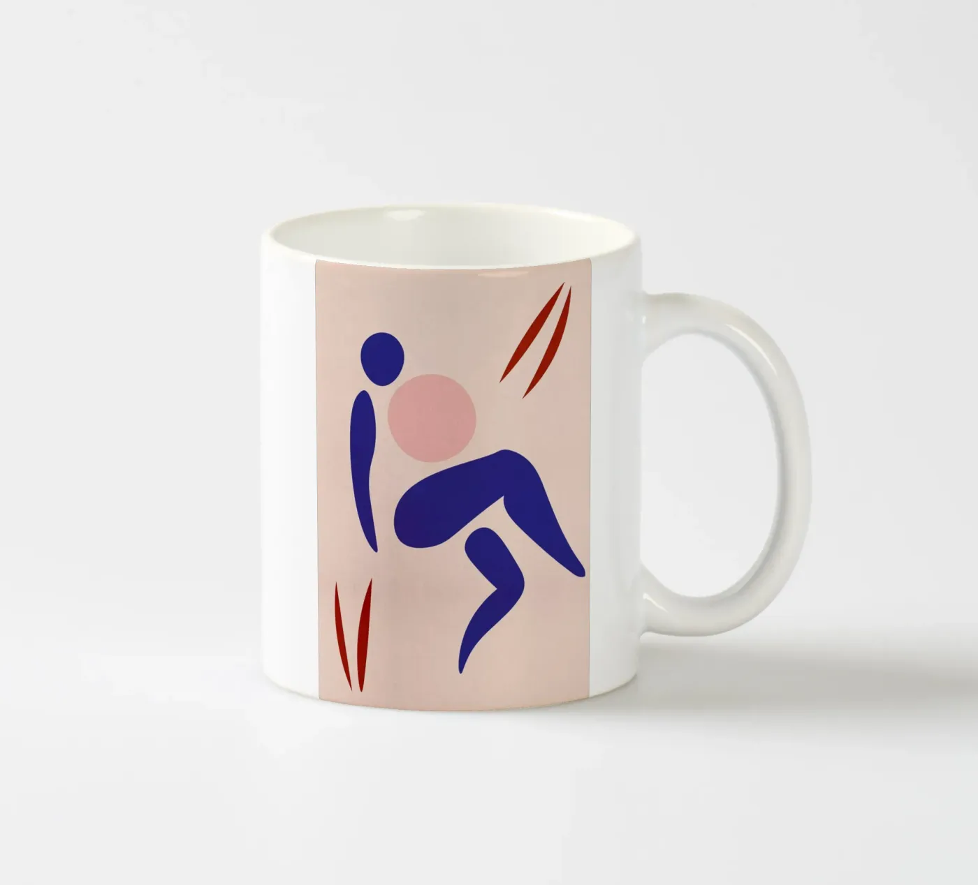 Blue ceramic mug by Pure