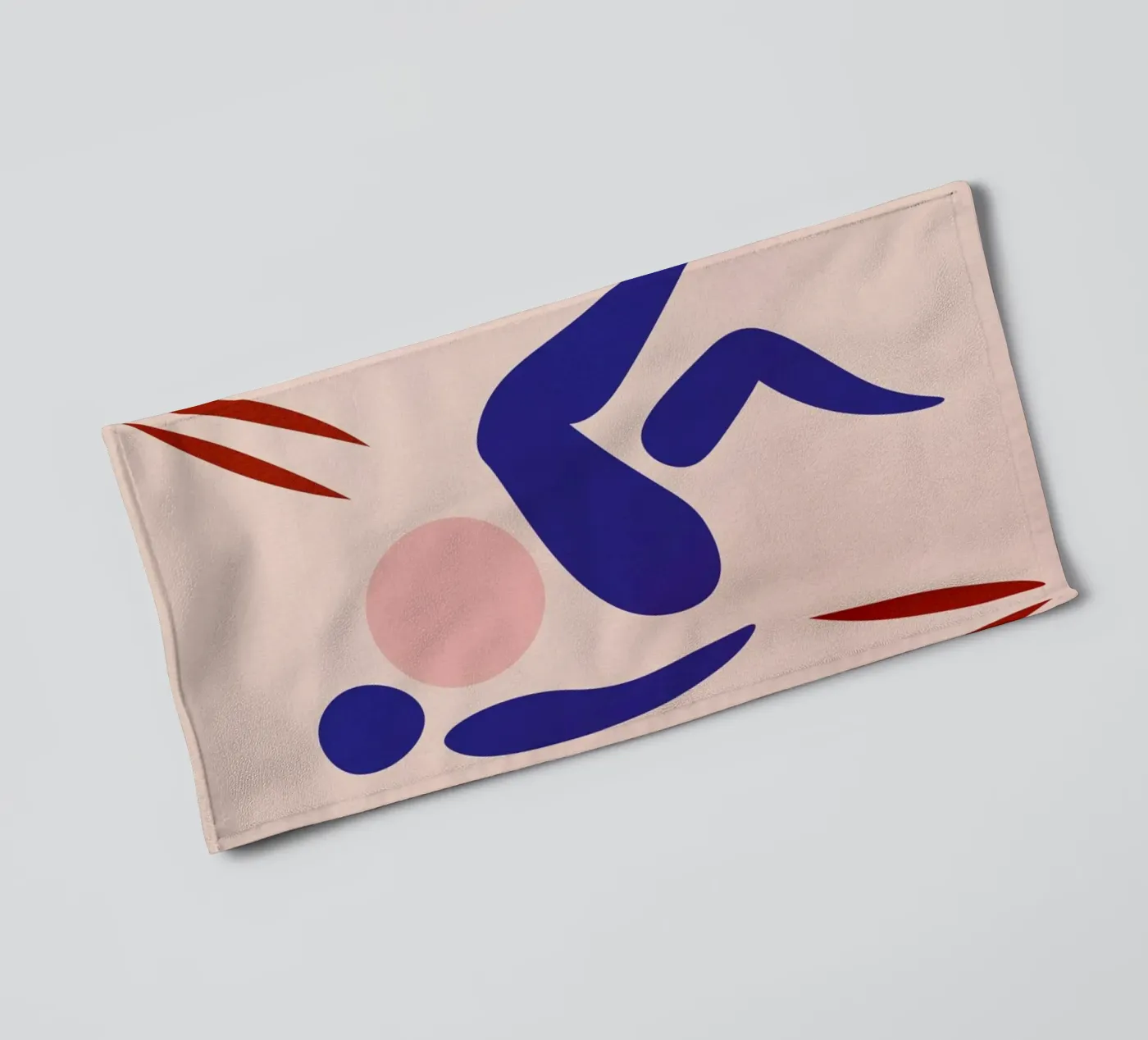 Blue badhanddoek van Pure