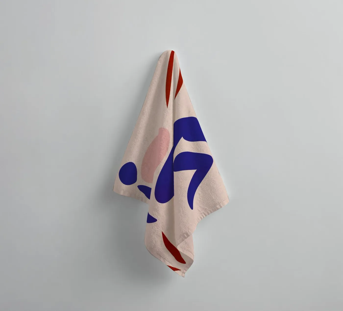 Blue badhanddoek van Pure