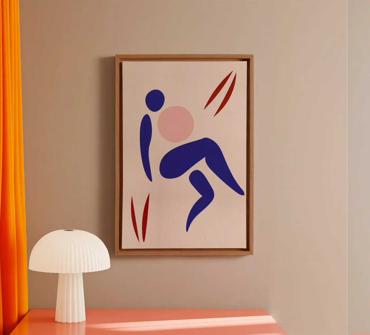 Blue canvas van Pure