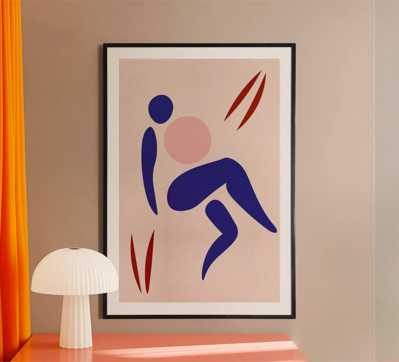 Blue Poster von Pure