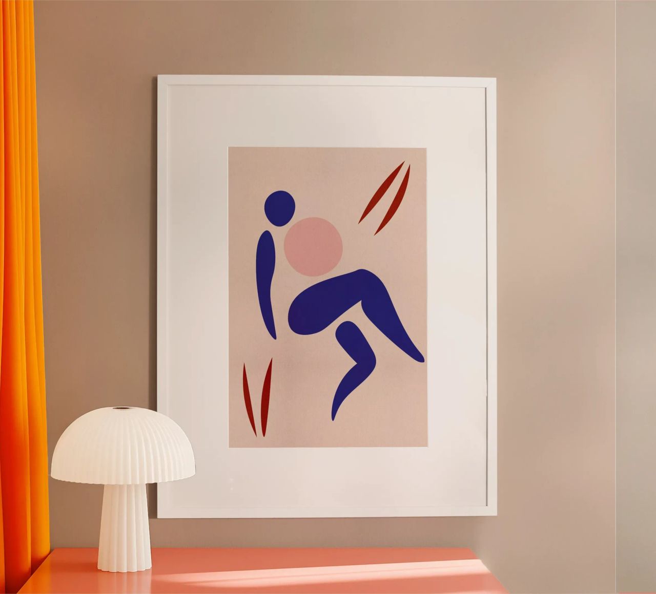 Blue poster by Pure