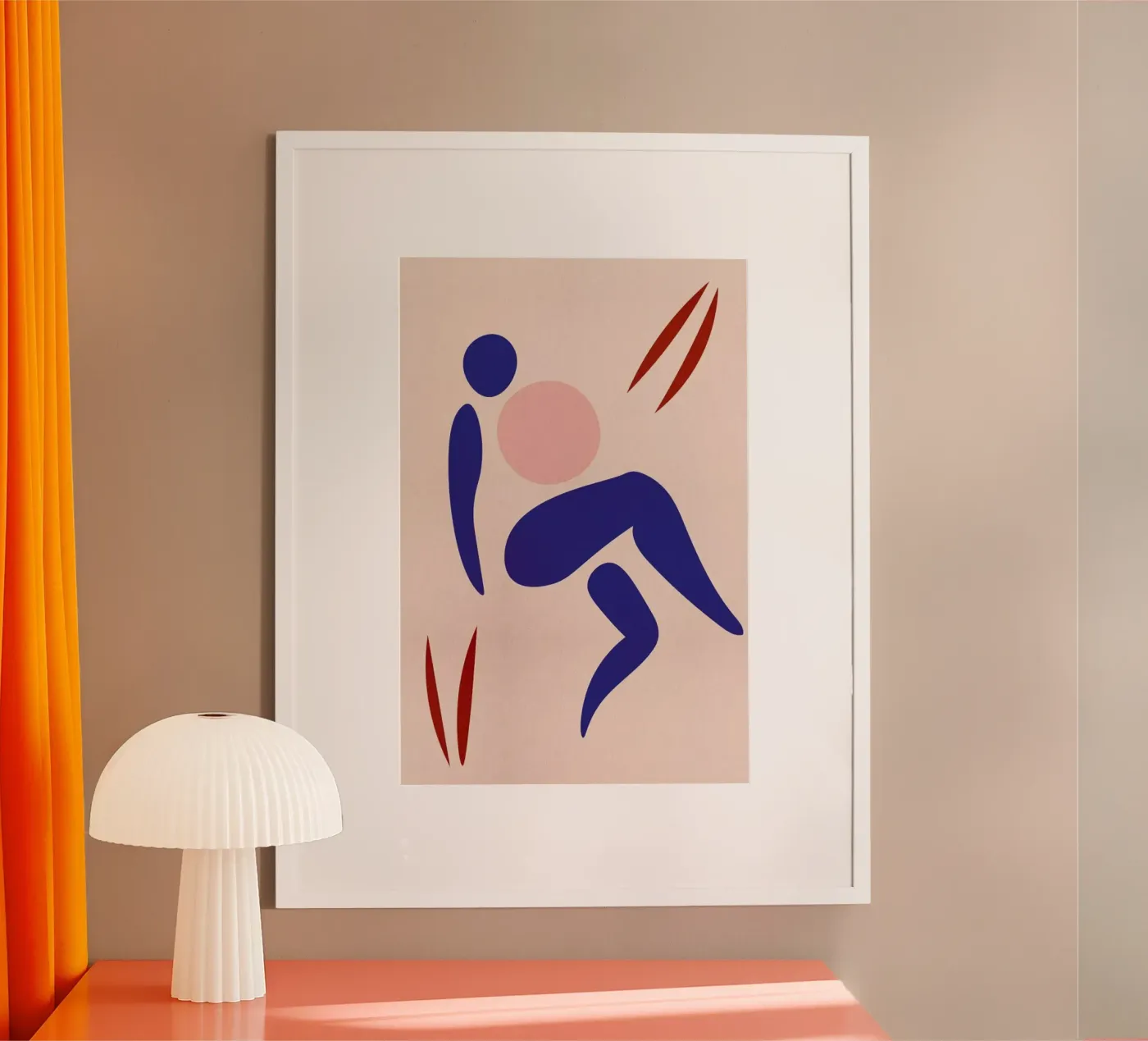 Blue Poster von Pure