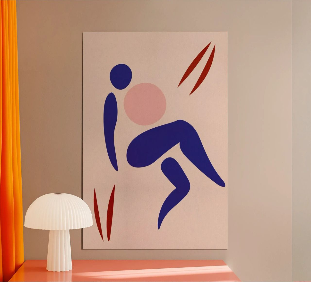 Blue poster by Pure