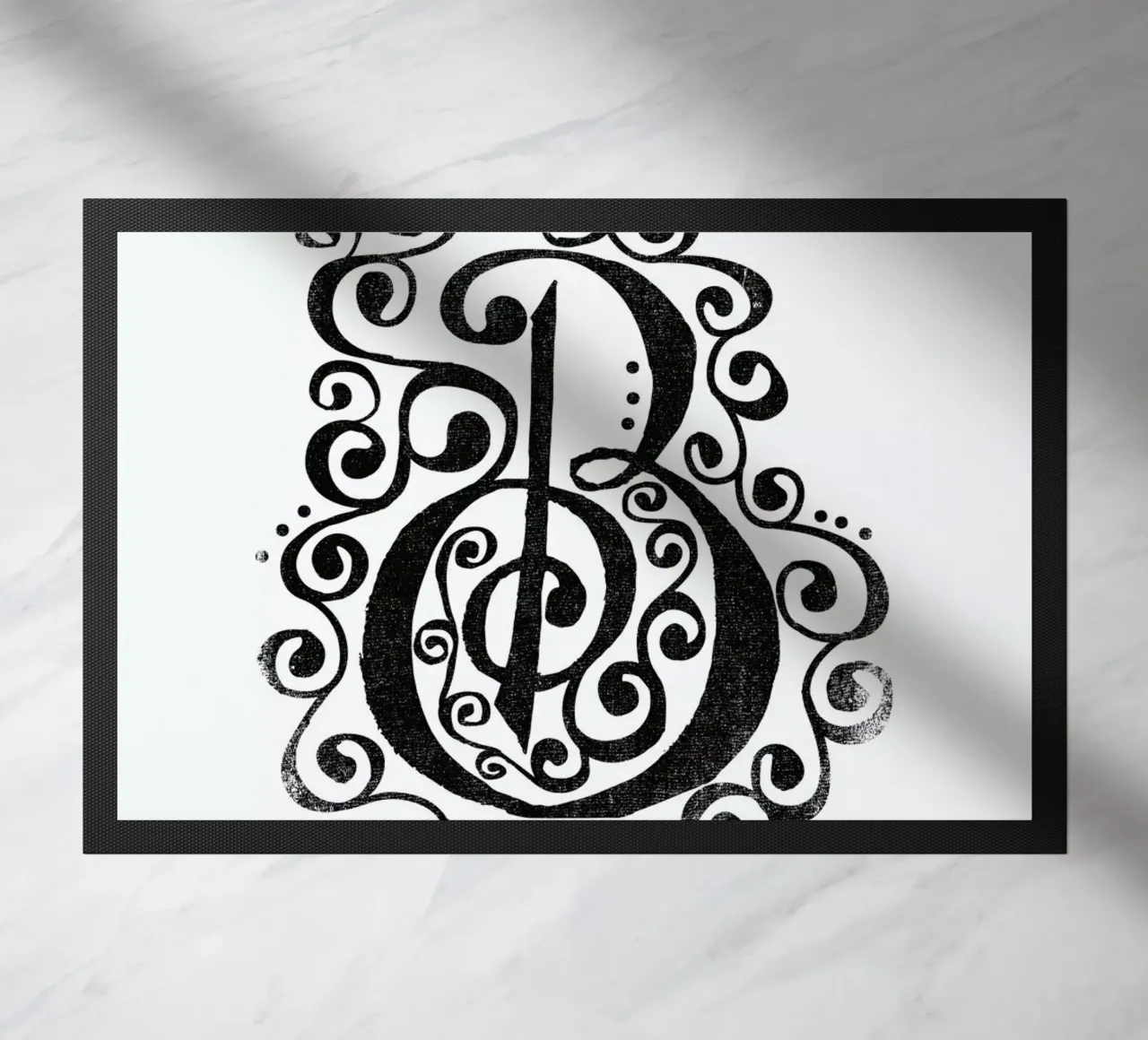 B doormat by Matthew Taylor Wilson