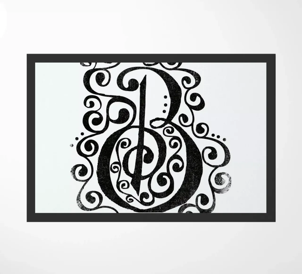 B doormat by Matthew Taylor Wilson