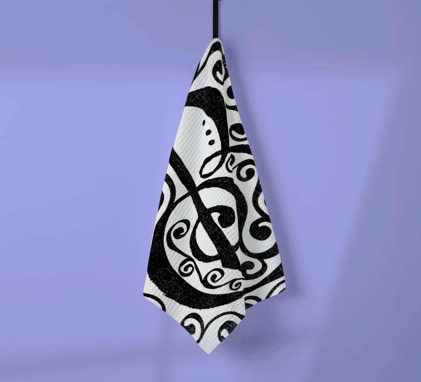 B tea towel by Matthew Taylor Wilson