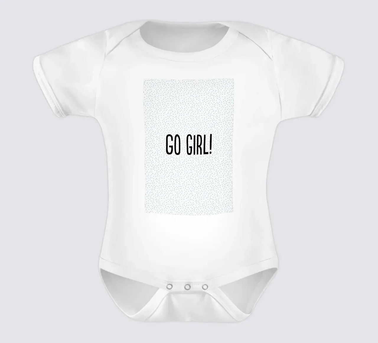 Go Girl! body neonato maniche corte da daylight design studio