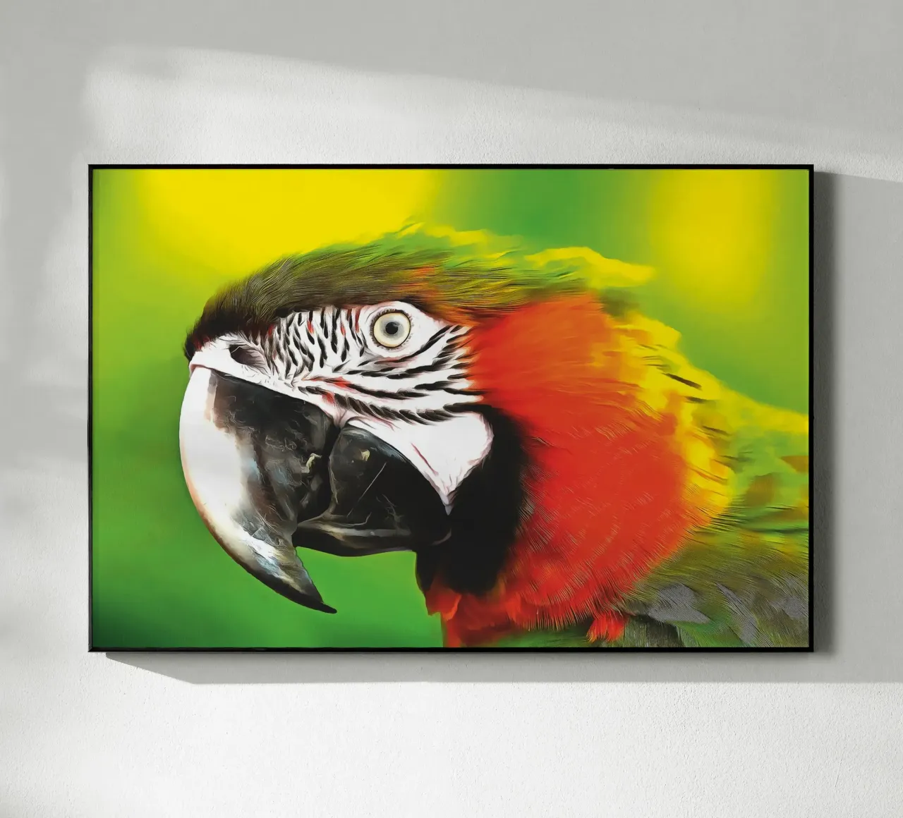 el loro de colores metacrilato de Fred-Graph