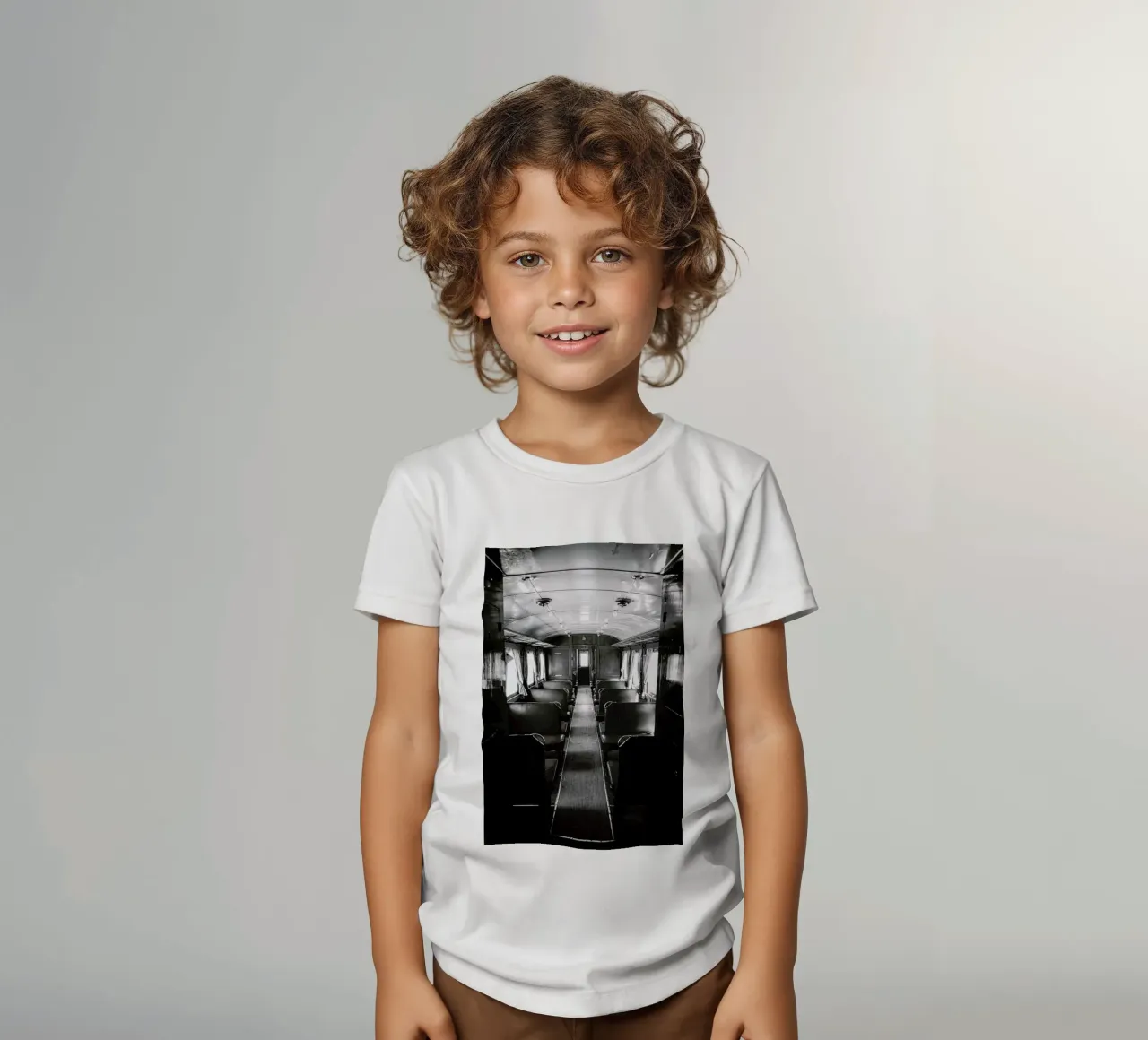 Ghost Train kids t-shirt by In Full Color