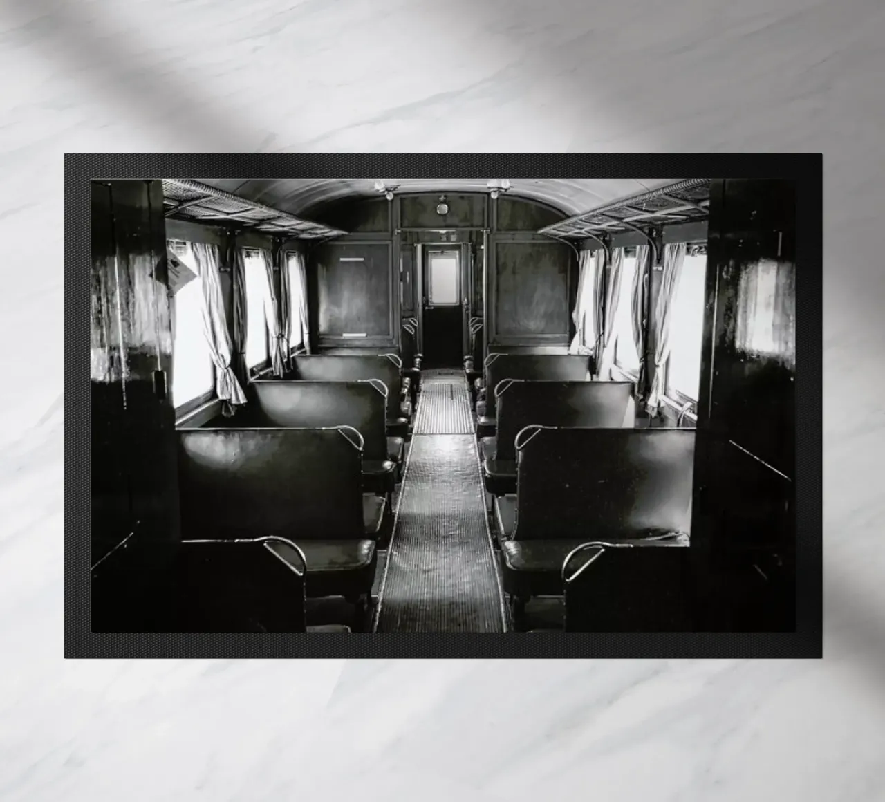 Ghost Train doormat by In Full Color