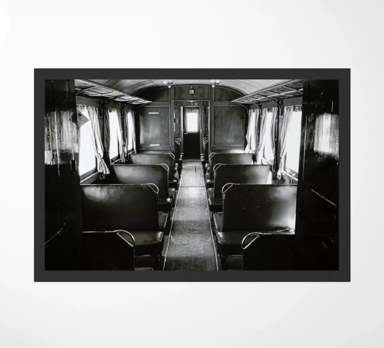 Ghost Train doormat by In Full Color