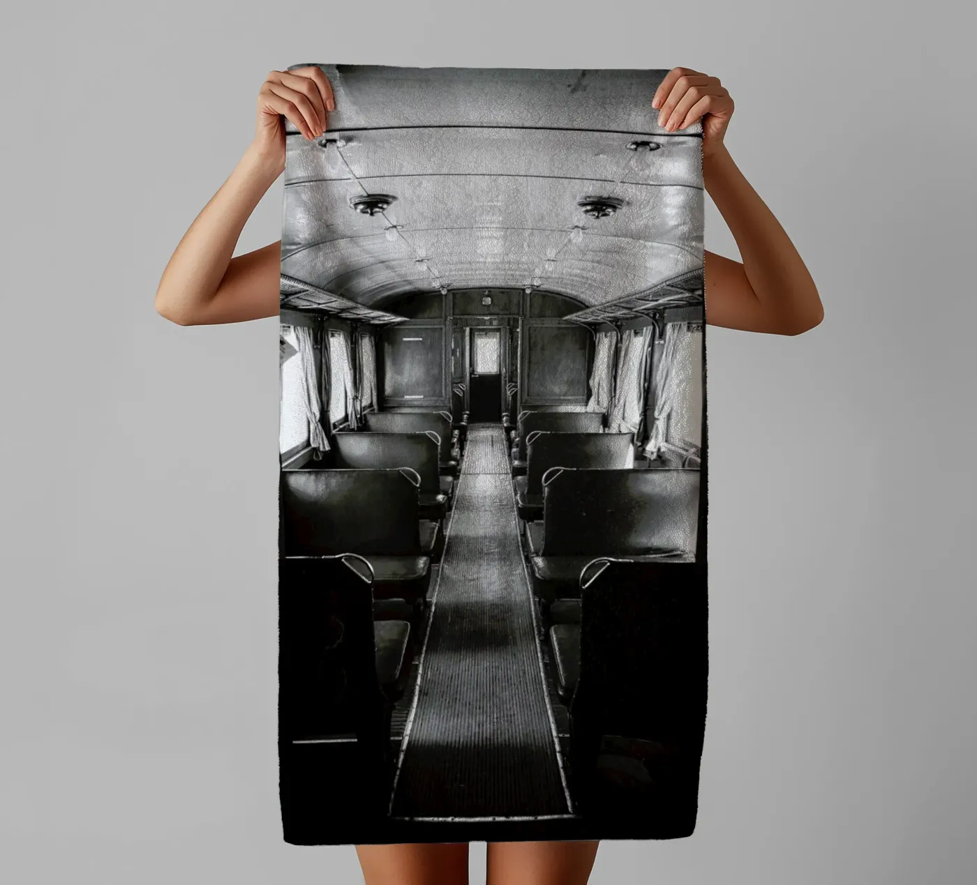 Ghost Train towel by In Full Color
