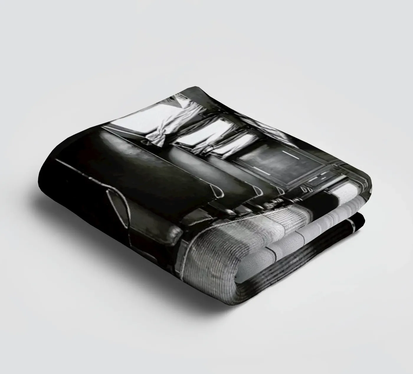 Ghost Train towel by In Full Color