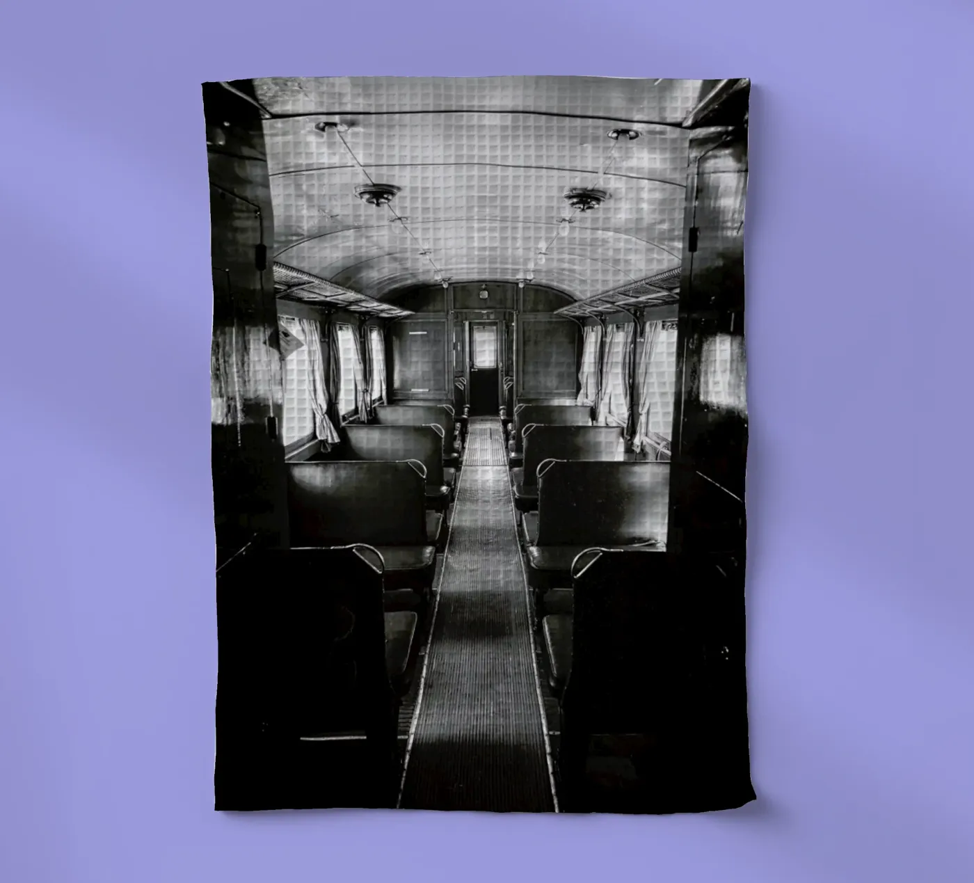 Ghost Train tea towel by In Full Color