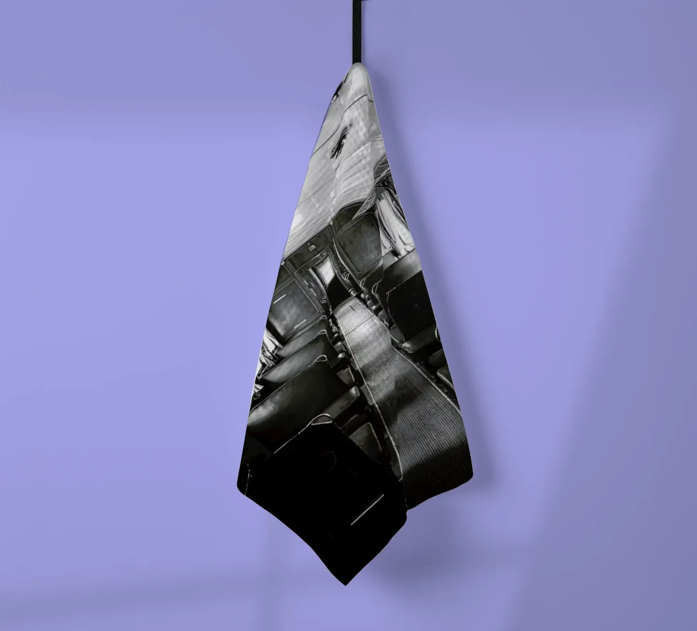 Ghost Train tea towel by In Full Color