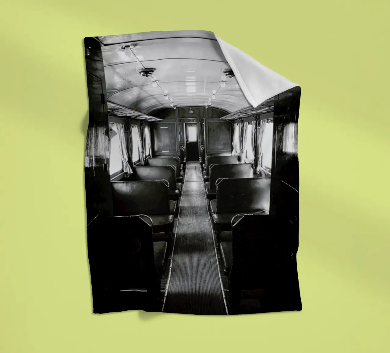 Ghost Train fleece blanket by In Full Color