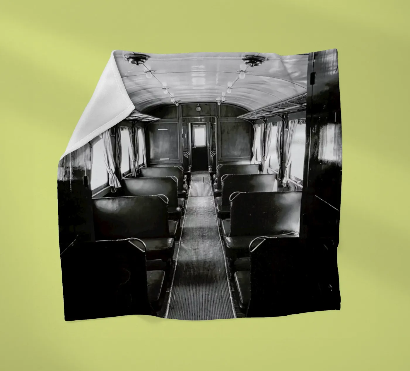 Ghost Train fleece blanket by In Full Color