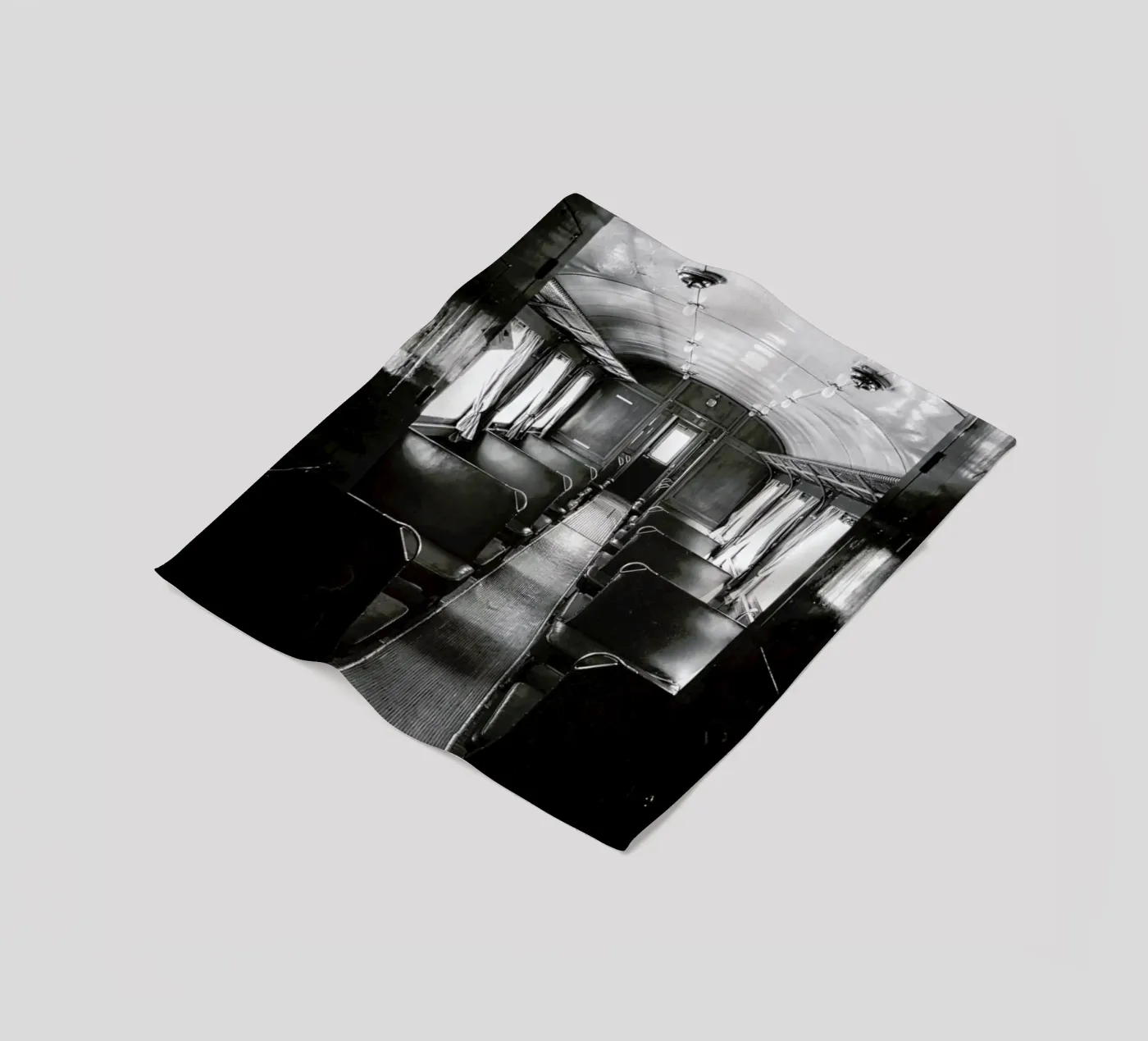 Ghost Train fleece blanket by In Full Color