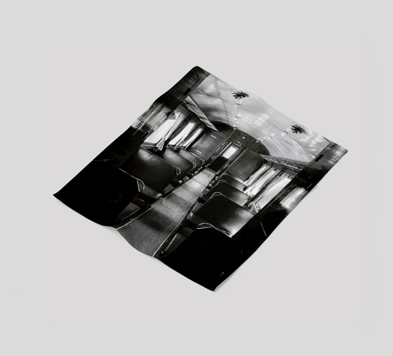 Ghost Train fleece blanket by In Full Color